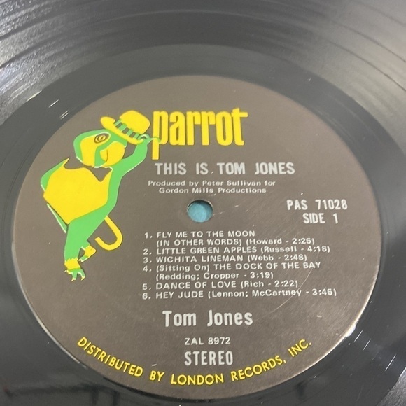 Tom Jones This Is Tom Jones Parrot Records Vinyl Record LP - Picture 4 of 5